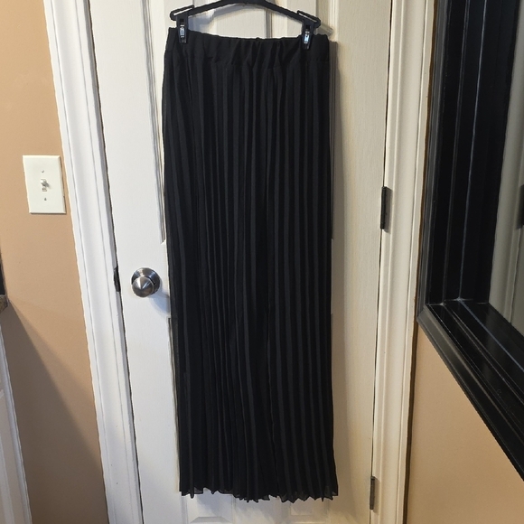Pants - NWOT-Elegant Black Pleated Pants